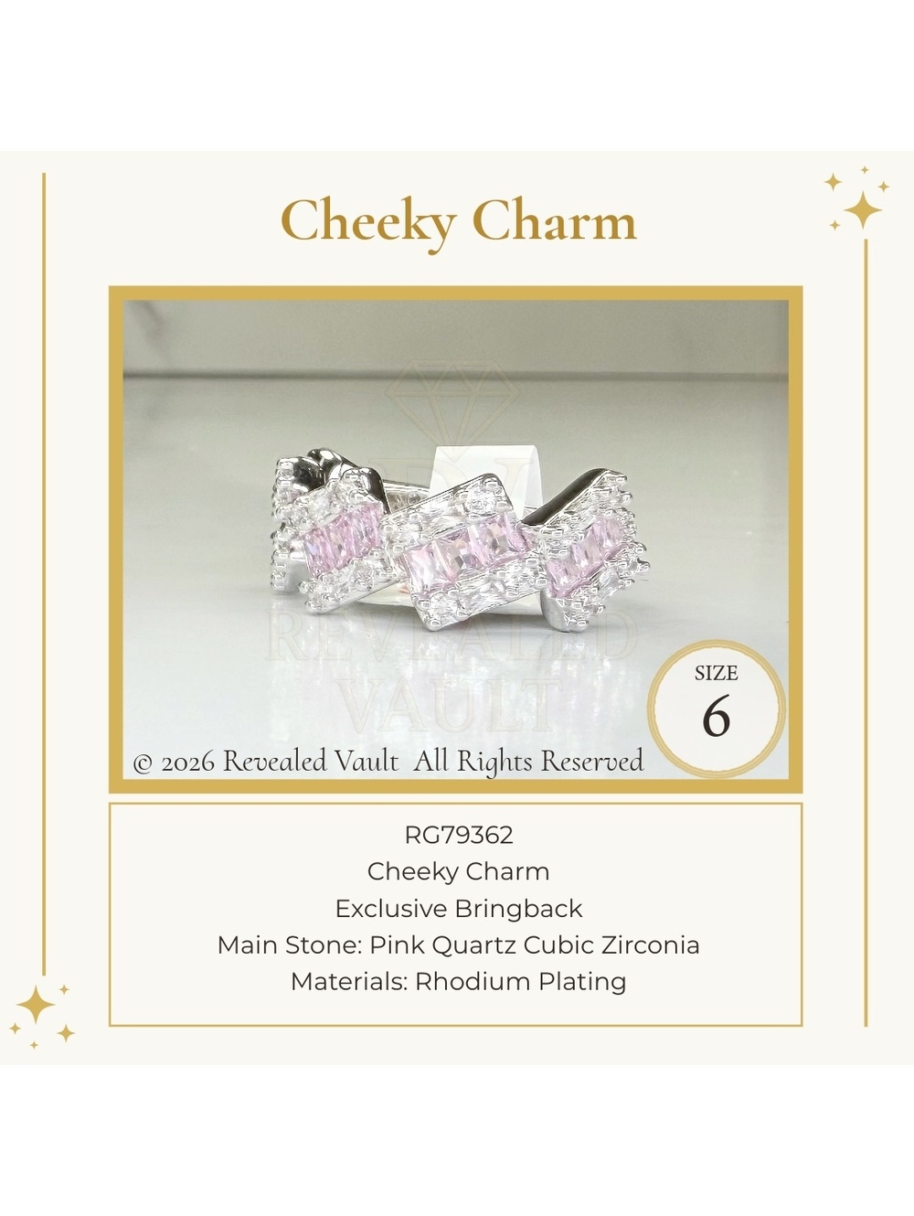 Cheeky Charm - Size 6 - OG